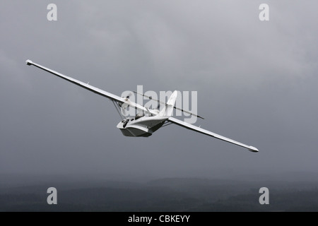 Consolidated PBY Catalina vintage flying boat in U.S. Army Air Force naval rescue colors. Stock Photo