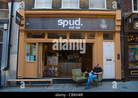 Spud cafe exterior Covent Garden central London England UK Europe Stock Photo