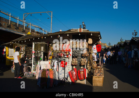 Stalls at Camden Lock market Camden Town north London England UK Europe Stock Photo
