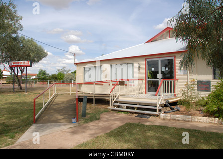 At the Winton Club in Winton, Outback Queensland, the Australian airline Qantas was registered, and the first board meeting held Stock Photo