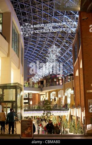 Christmas lights at Victoria Square, Belfast Stock Photo - Alamy