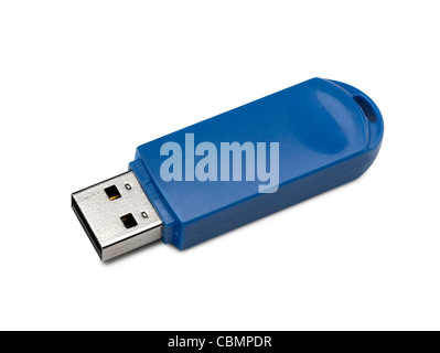 USB memory stick isolated on a white Stock Photo