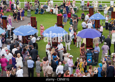 Goodwood races, West Sussex, England, United Kingdom. Intended for Unreleased Travel Stock Photo