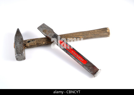 Hammer and chisel Stock Photo