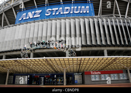 The ANZ Stadium is in Olympic Park, Sydney, New South Wales, Australia Stock Photo