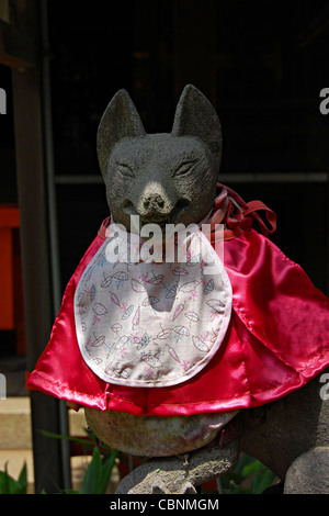 Fox Shrine, Ueno Park, Tokyo, Japan Stock Photo