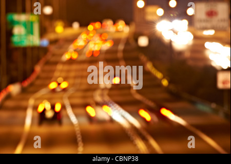 Freeway traffic - abstract Stock Photo