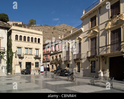 Picturesque square in the town of Orihuela on the Costa Blanca in Spain. Stock Photo