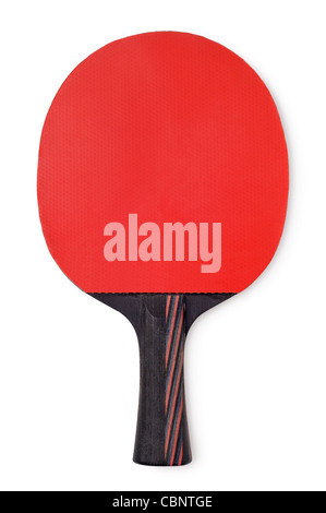 Table Tennis Bat, Cut Out. Stock Photo