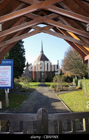 Saint Mary's Church, The Avenue, Worcester Park Surrey England UK Stock Photo