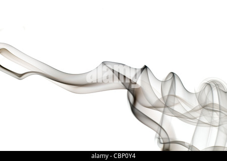 White abstract smoke isolated on black background Stock Photo - Alamy
