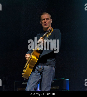 Bryan Adams performing at the Cardiff Motorpoint Arena during his