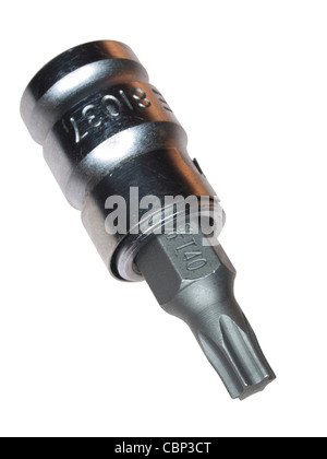 T40 torx key Stock Photo