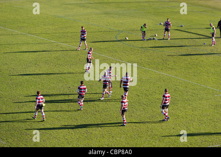 Rugby training (Ulster team - Heineken Cup) Stock Photo