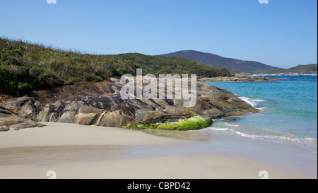 The beach at Madfish Bay in William Bay National Park, near the town of Denmark, Western Australia. Stock Photo