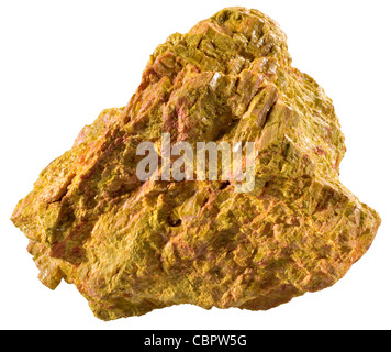 Orpiment, Getchell Mine, Humboldt County, Nevada Stock Photo