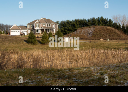New houses in subdivision. Stock Photo