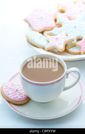 Snowflake cookies Stock Photo