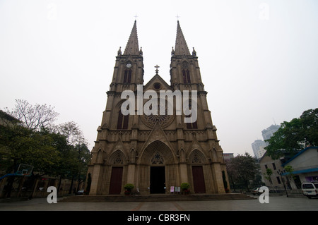 The Sacred Heart cathedral in Guangzhou. Stock Photo