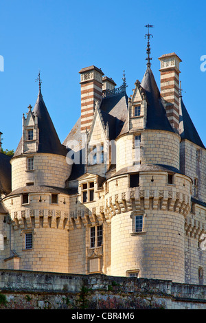 Loire Valley, Chateau d'Usse Stock Photo