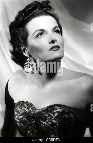 Jane Russell (June 21, 1921 – February 28, 2011 ) - American film actress Stock Photo