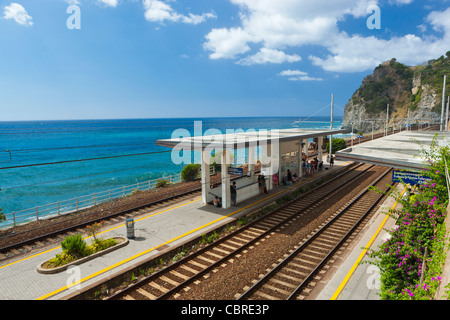 Train Station In The La Spezia, Cinque Terre, Italy, Eu, Europe Stock 