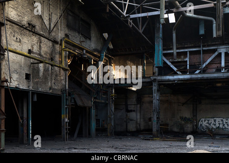 Abandoned Factory Stock Photo