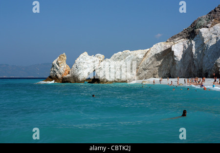 Lalaria beach, Skiathos. Greece Stock Photo