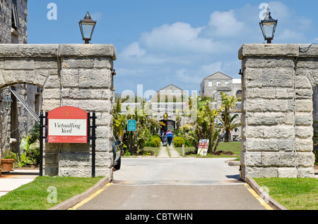 Bermuda. Victualling Yard at the Royal Naval Dockyard, Bermuda. Stock Photo