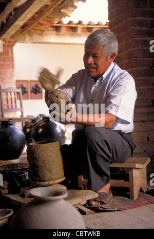 Pottery in the Making Stock Photo