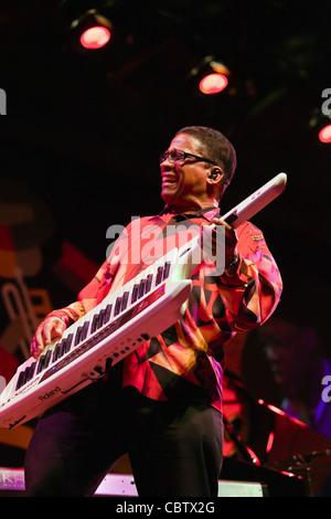 HERBIE HANCOCK performs on the Jimmy Lyons Stage - 54TH MONTEREY JAZZ FESTIVAL 2011 Stock Photo