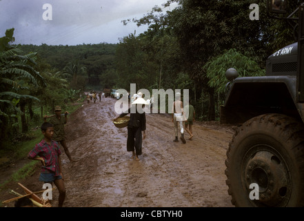 LTC Trobrough's photos of the 11th ACR and elements of the 1st Cavalry Division - including helicopters of the 1st Squadrond, 9th Cavalry at Quan Loi and the surrounding area of operations in III Corps in Vietnam. Trobough was a chaplain. Stock Photo