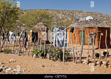 Family home in a Herero village, Damaraland, Namibia Stock Photo - Alamy