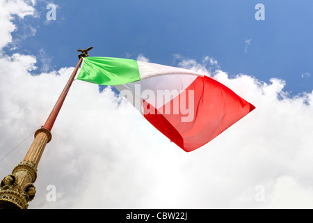 Italian flag Stock Photo