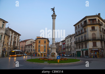 Piazza Venti Settembre square Vicenza the Veneto region northern Italy Europe Stock Photo