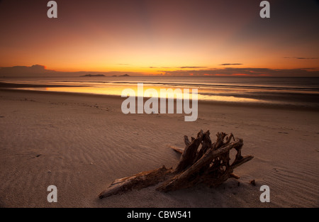 Beautiful sunrise at Punta Chame on the Pacific coast, Panama province, Republic of Panama. Stock Photo