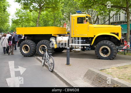 Soviet heavy truck KrAZ-255 Stock Photo