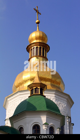 Domes of St. Sophia Cathedral in Kiev, Ukraine. Stock Photo