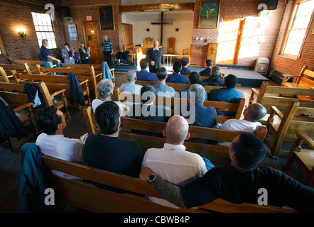 Medium security prison, Massachusetts Correctional Institute, Norfolk, Massachusetts Stock Photo