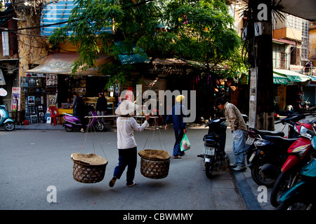 Old Quarter, Hanoi, Vietnam, Asia Stock Photo