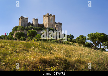 PANORAMA ALMODOVAR DEL RIO ANDALUCIA SPAIN Stock Photo