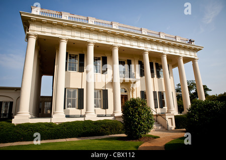 Woodruff House a Greek Revival Mansion built in 1836 in Macon, GA. The house also known as the Cowles-Bond House is owned by Me Stock Photo