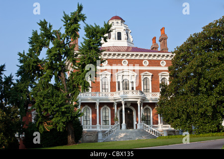 Hay House & Museum in Macon, Georgia. Known as the Johnston-Felton-Hay House is a National Historic Landmark and built from 1855 Stock Photo