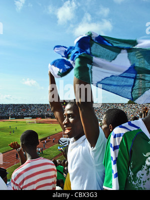 Freetown football stadium, Sierra Leone Stock Photo