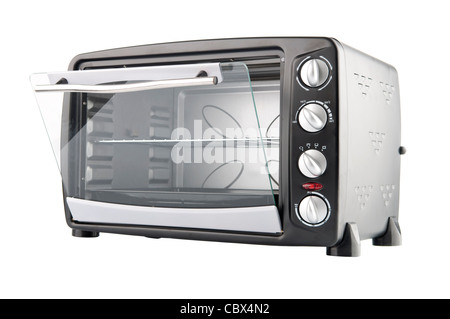 Electric oven isolated on white background Stock Photo