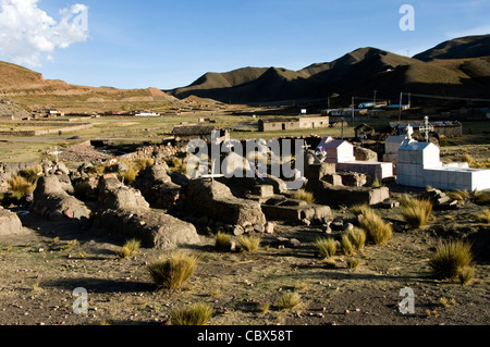 Bolivia. Oruro department. Huaylluma town. Stock Photo