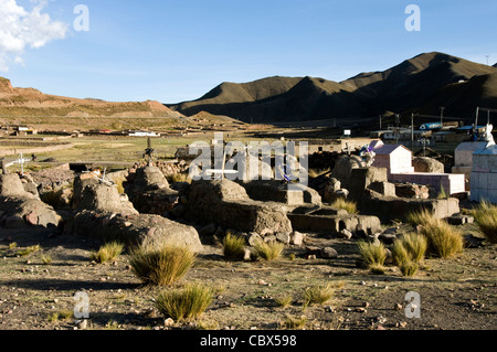 Bolivia. Oruro department. Huaylluma town. Stock Photo