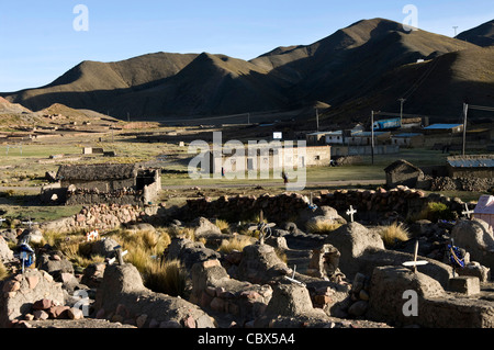 Bolivia. Oruro department. Huaylluma town. Stock Photo