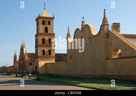Bolivia. Colonial Church of San José de Chiquitos (Chiquitania). Old Jesuit Mission(1698). UNESCO World Heritage Site. Stock Photo