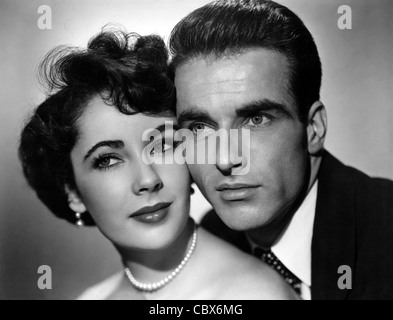 Montgomery Clift, Elizabeth Taylor / A Place In The Sun 1951 directed ...